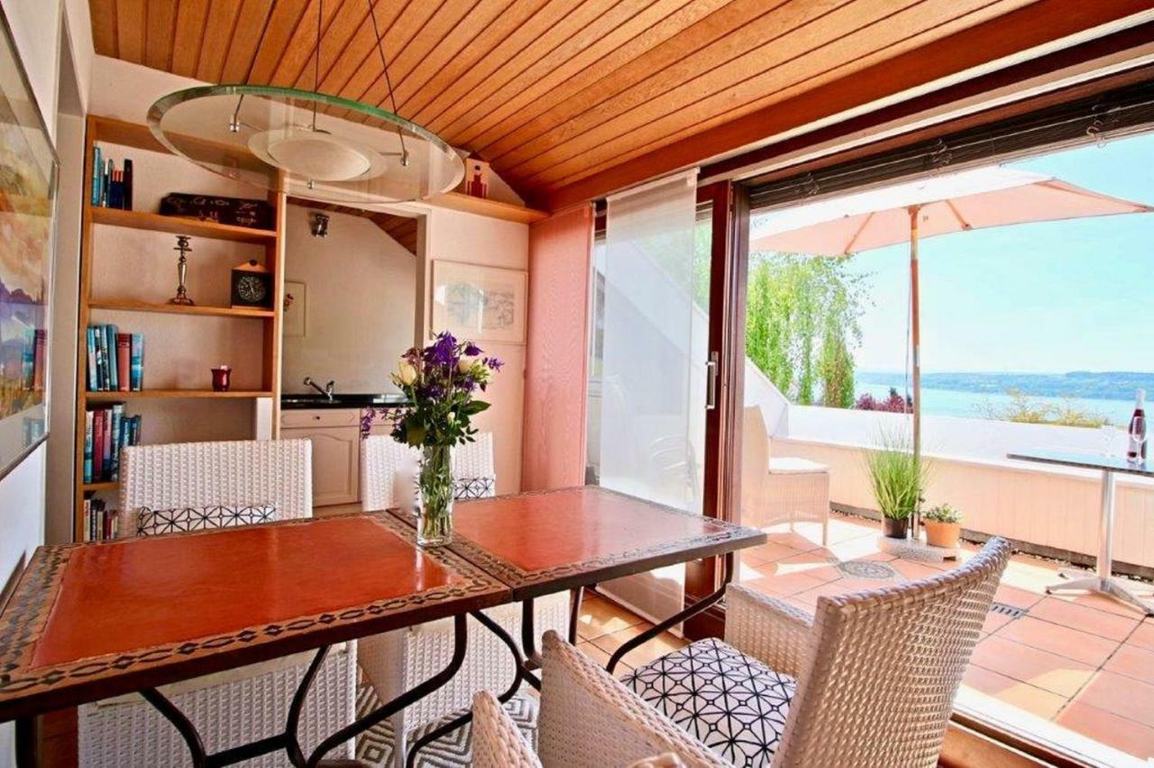 Ferienwohnung Mit Seeblick Und Dachterrasse In Ueberlingen エクステリア 写真