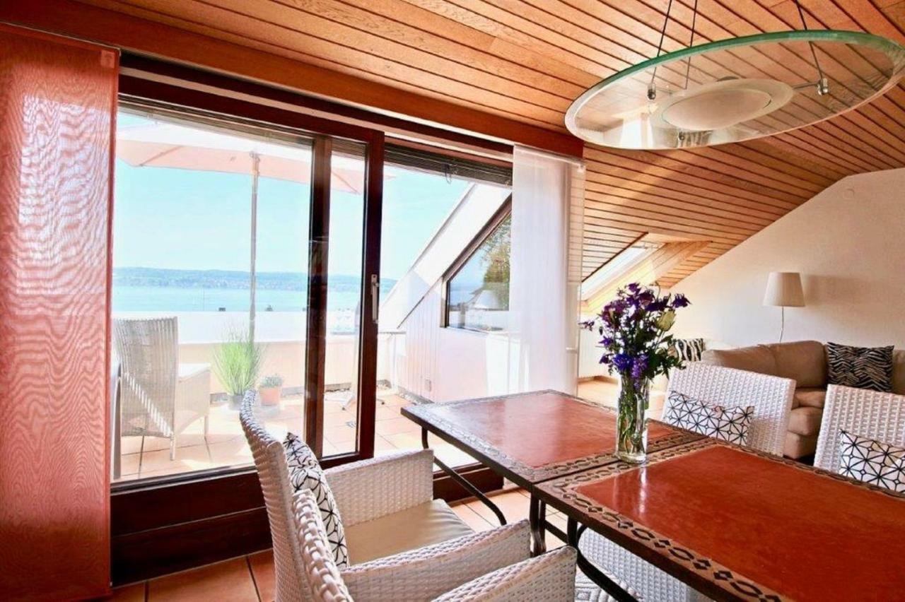 Ferienwohnung Mit Seeblick Und Dachterrasse In Ueberlingen エクステリア 写真